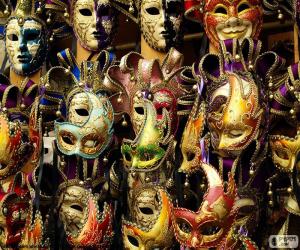 Puzzle Κλασικό Καρναβάλι μάσκες
